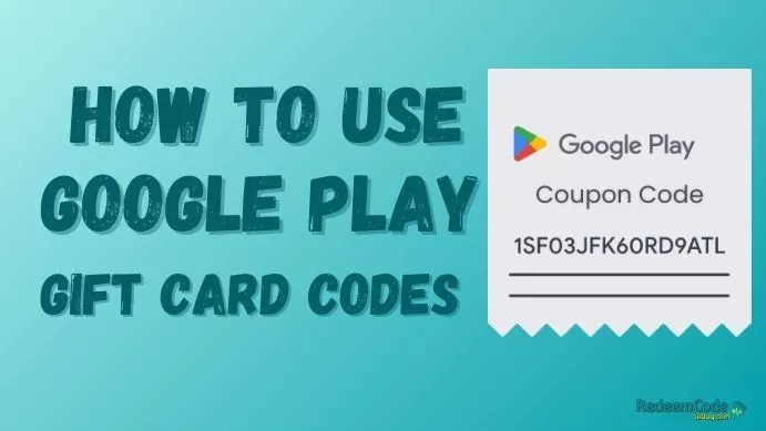 how to use google play gift card codes