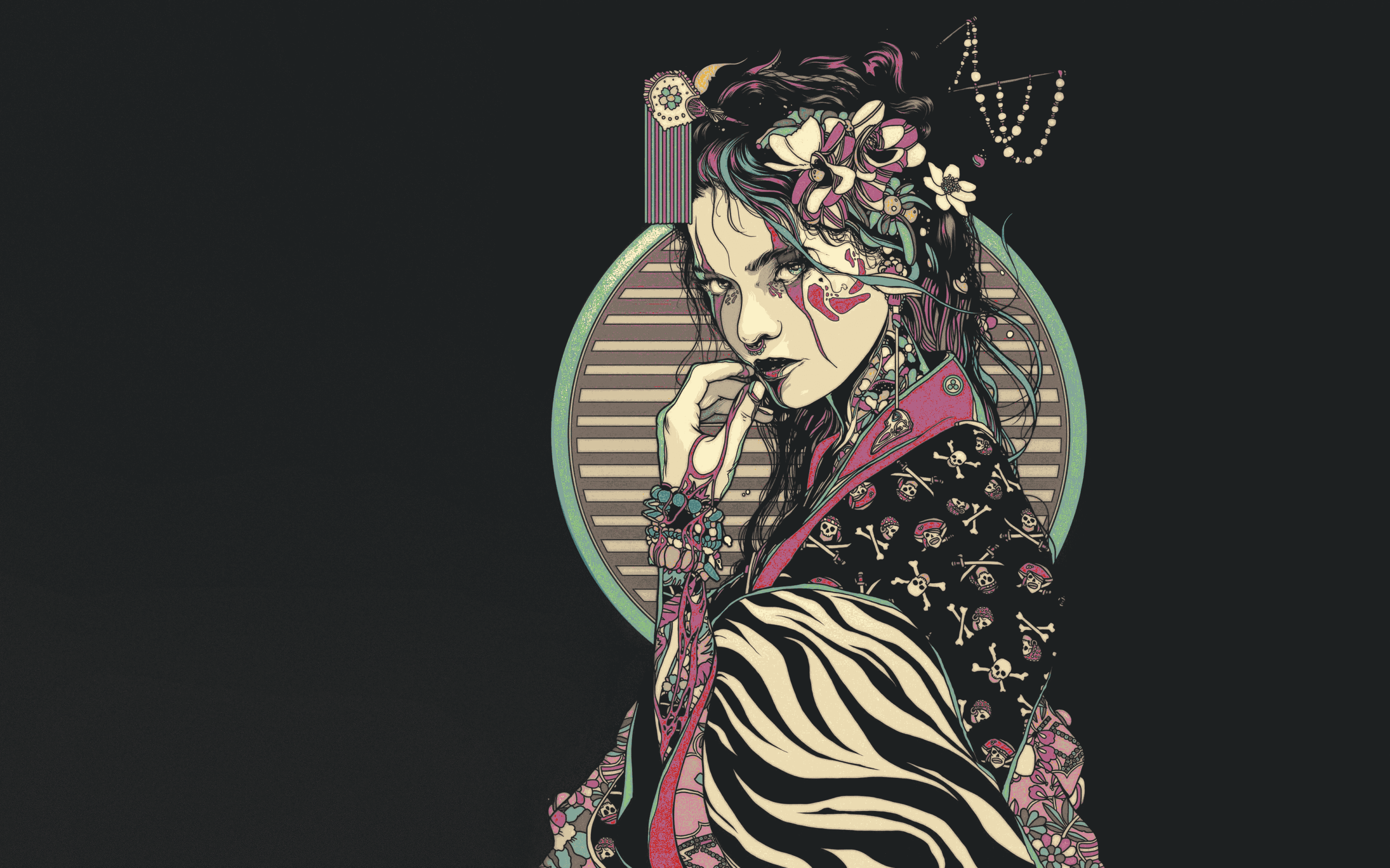 GRUV Pink Linux Wallpaper
