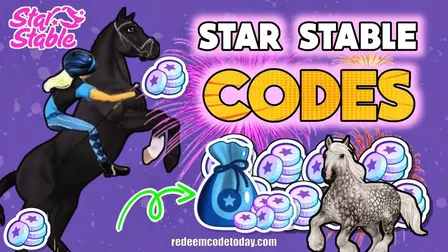 Star Stable Online Codes - Free Star Coins, Cosmetics & Star Riders 2 star stable codes for star coins